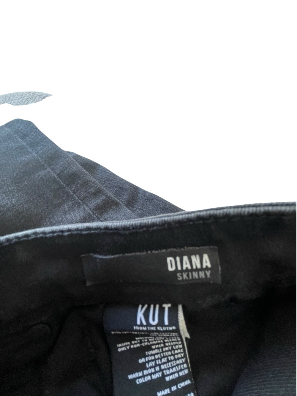 Kut from the Kloth Black Diana Skinny Jeans - Picture 6 of 15